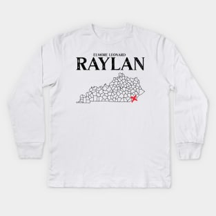 Raylan Givens Kids Long Sleeve T-Shirt